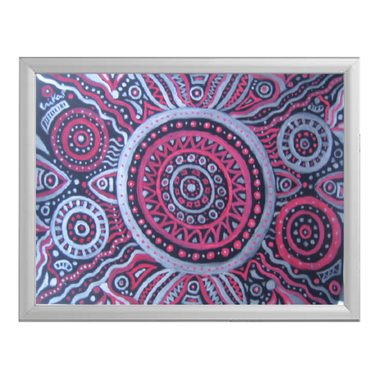 Quadro: Mandala Argenteo