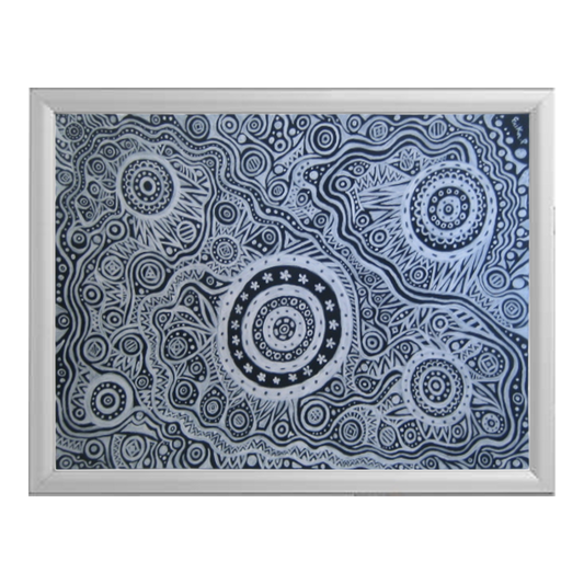 Quadro: Mandala Bianconero