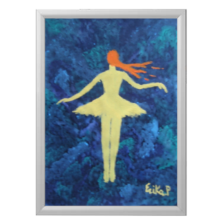 Quadro: Ballerina gialla